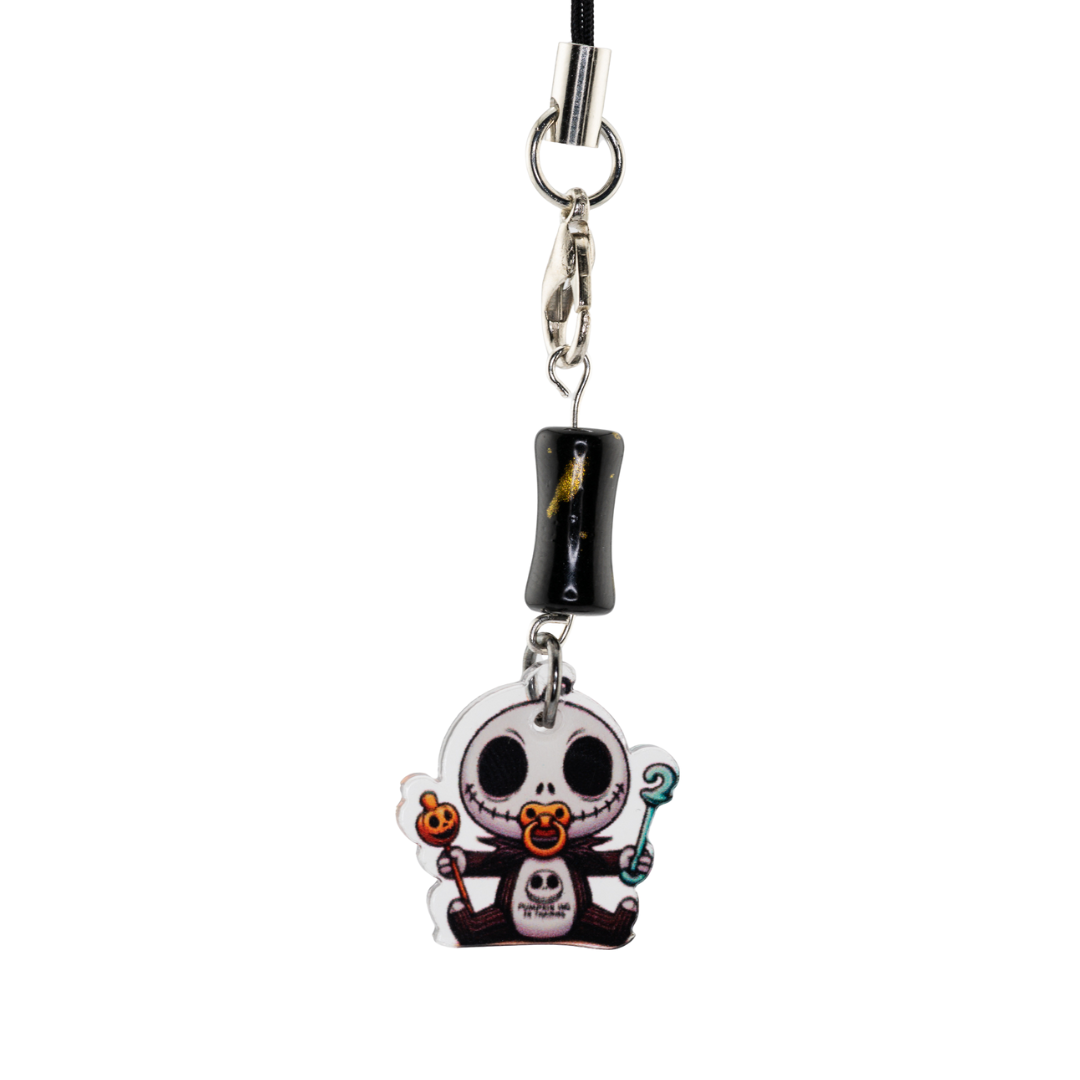 Spooky-Cute Halloween Phone Chains | Chibi Scary Movie Charms
