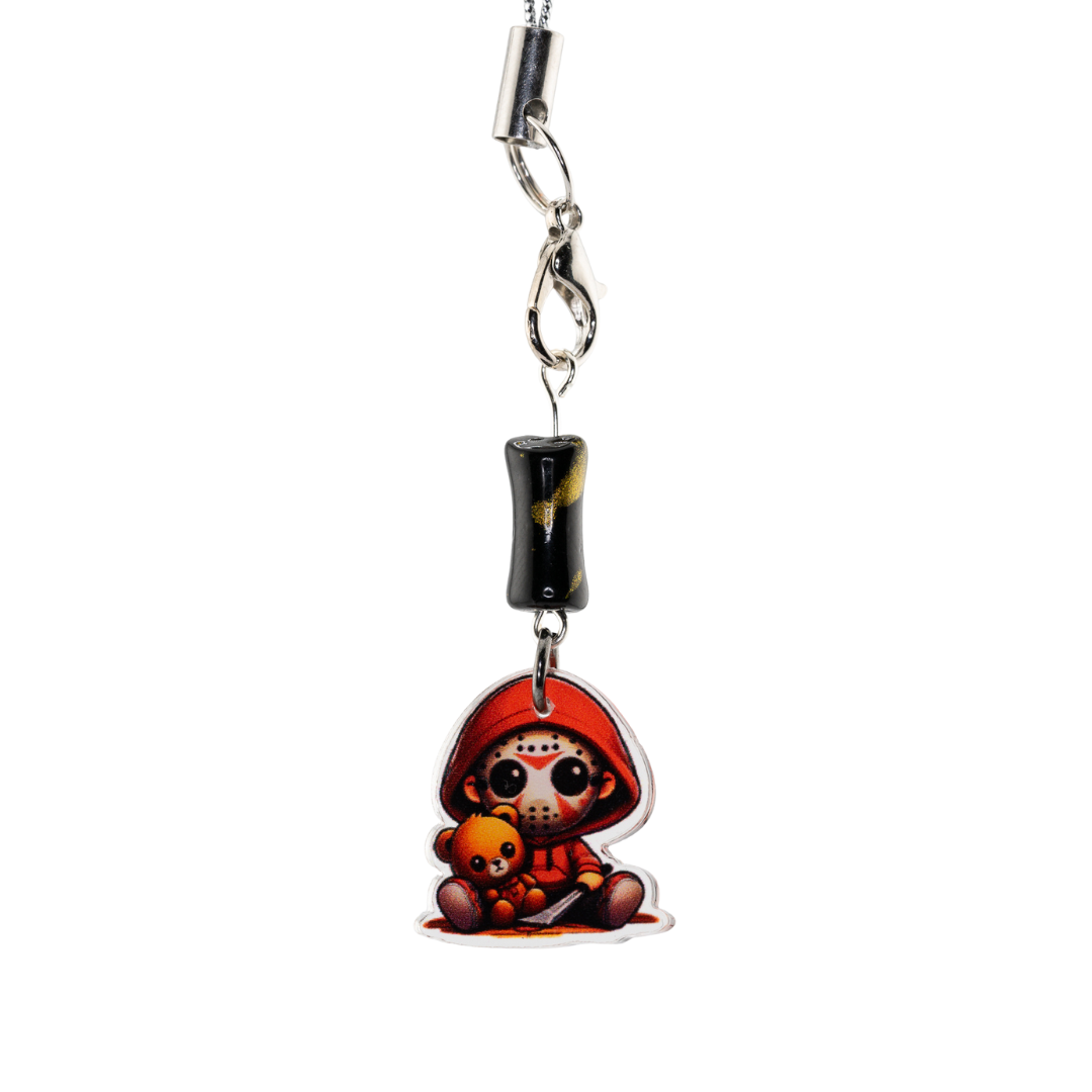 Spooky-Cute Halloween Phone Chains | Chibi Scary Movie Charms