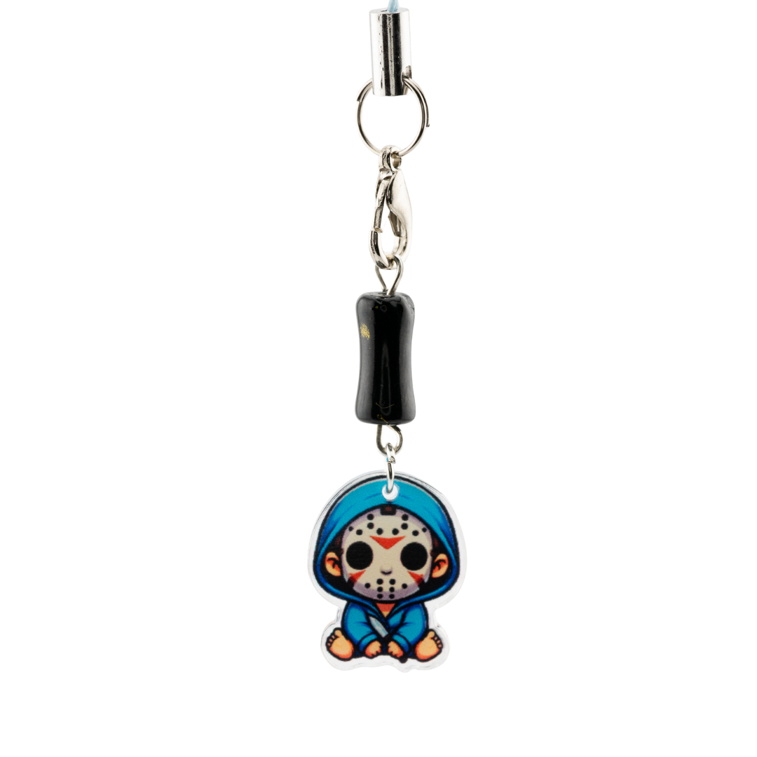 Spooky-Cute Halloween Phone Chains | Chibi Scary Movie Charms