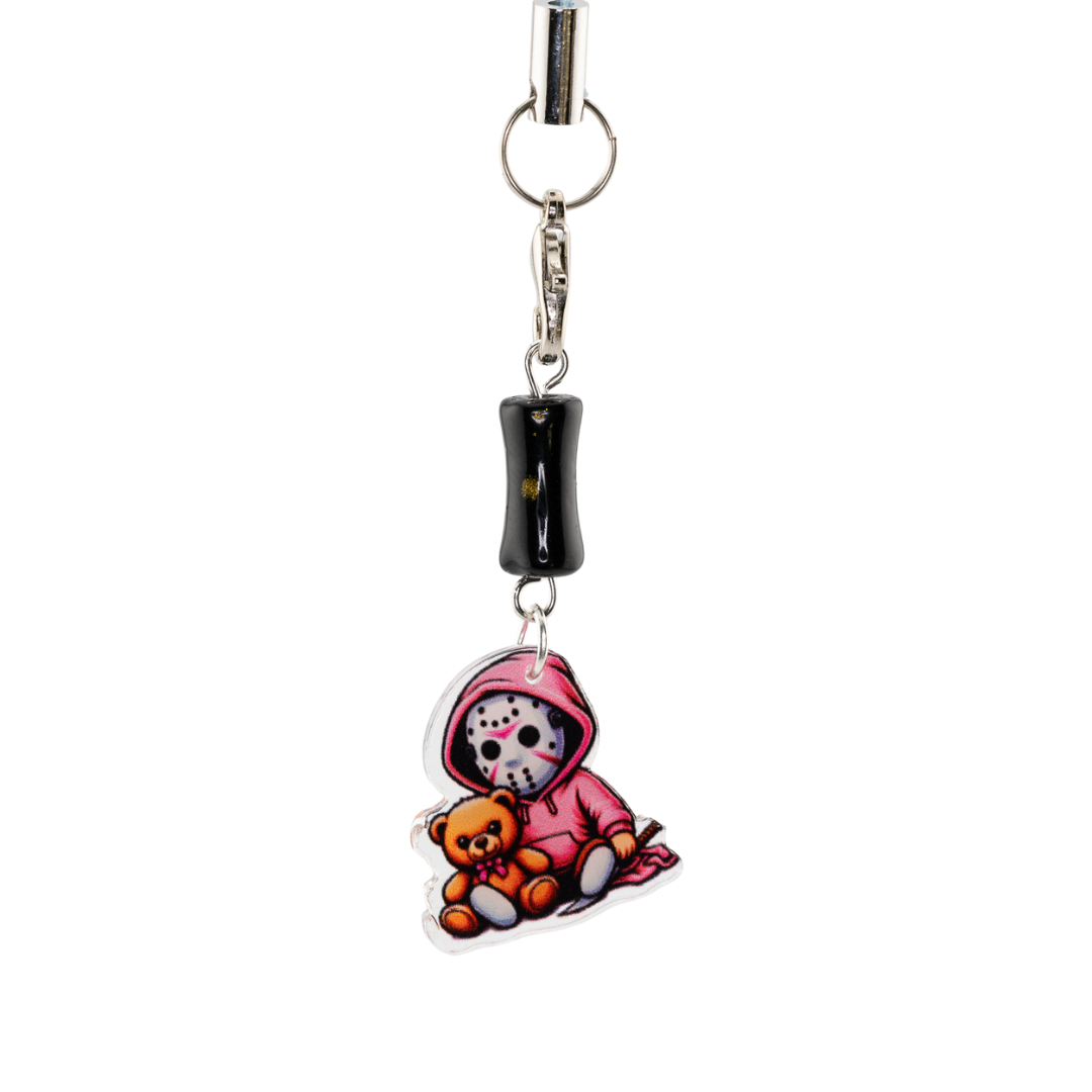 Spooky-Cute Halloween Phone Chains | Chibi Scary Movie Charms