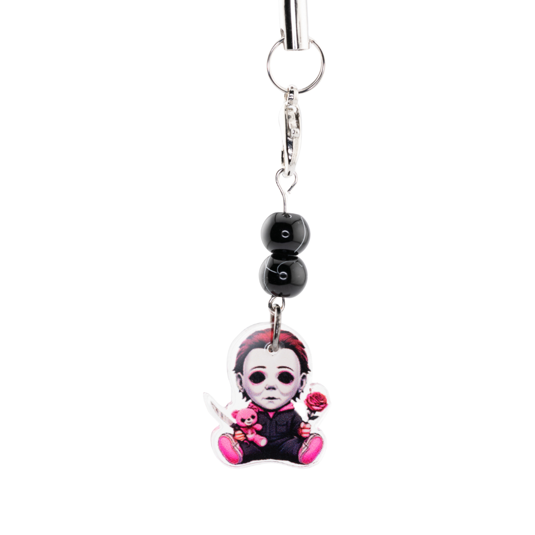Spooky-Cute Halloween Phone Chains | Chibi Scary Movie Charms
