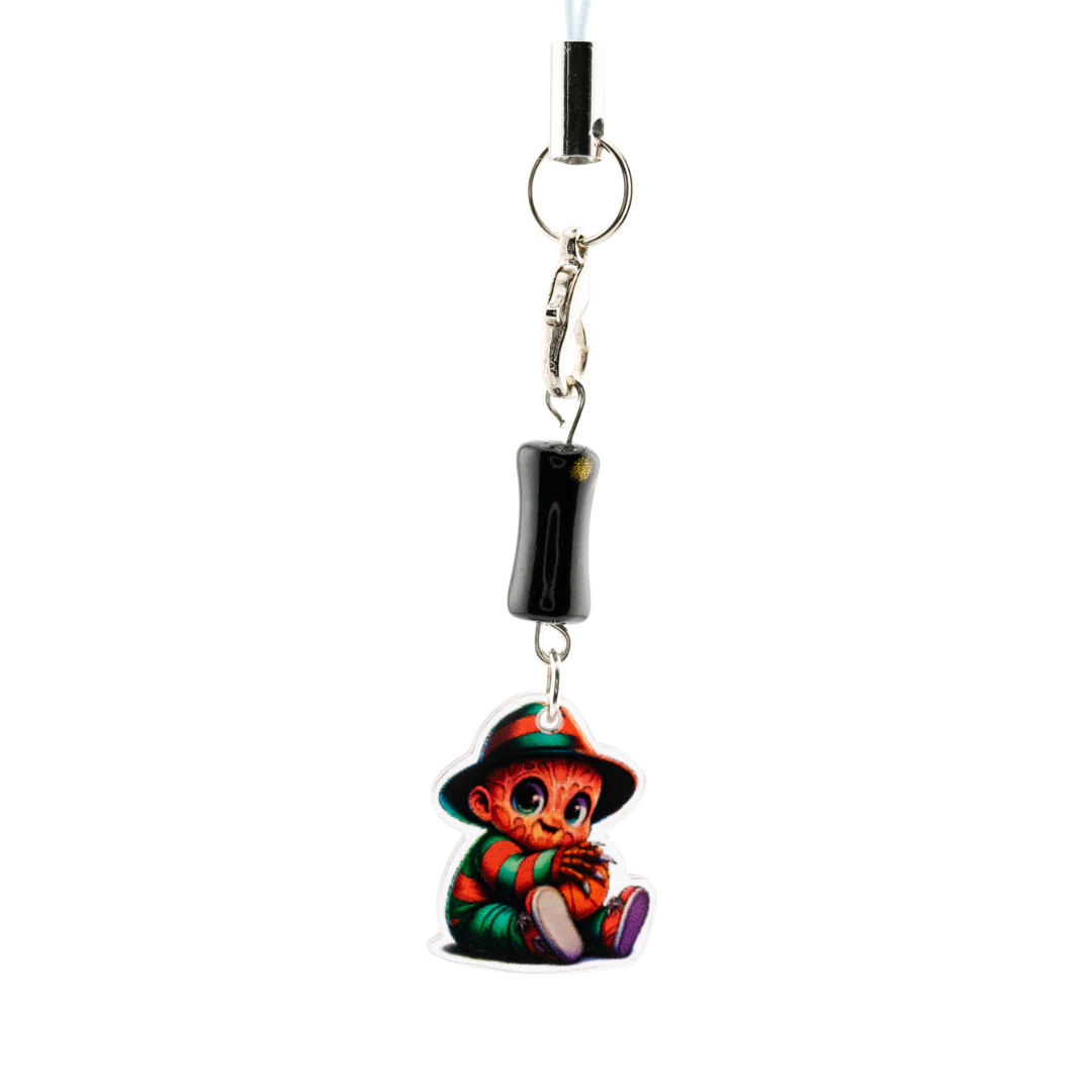 Spooky-Cute Halloween Phone Chains | Chibi Scary Movie Charms
