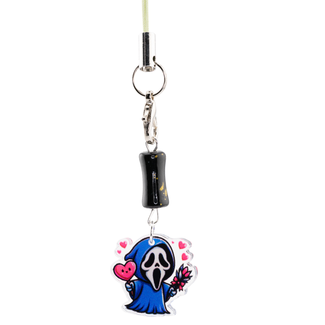 Spooky-Cute Halloween Phone Chains | Chibi Scary Movie Charms