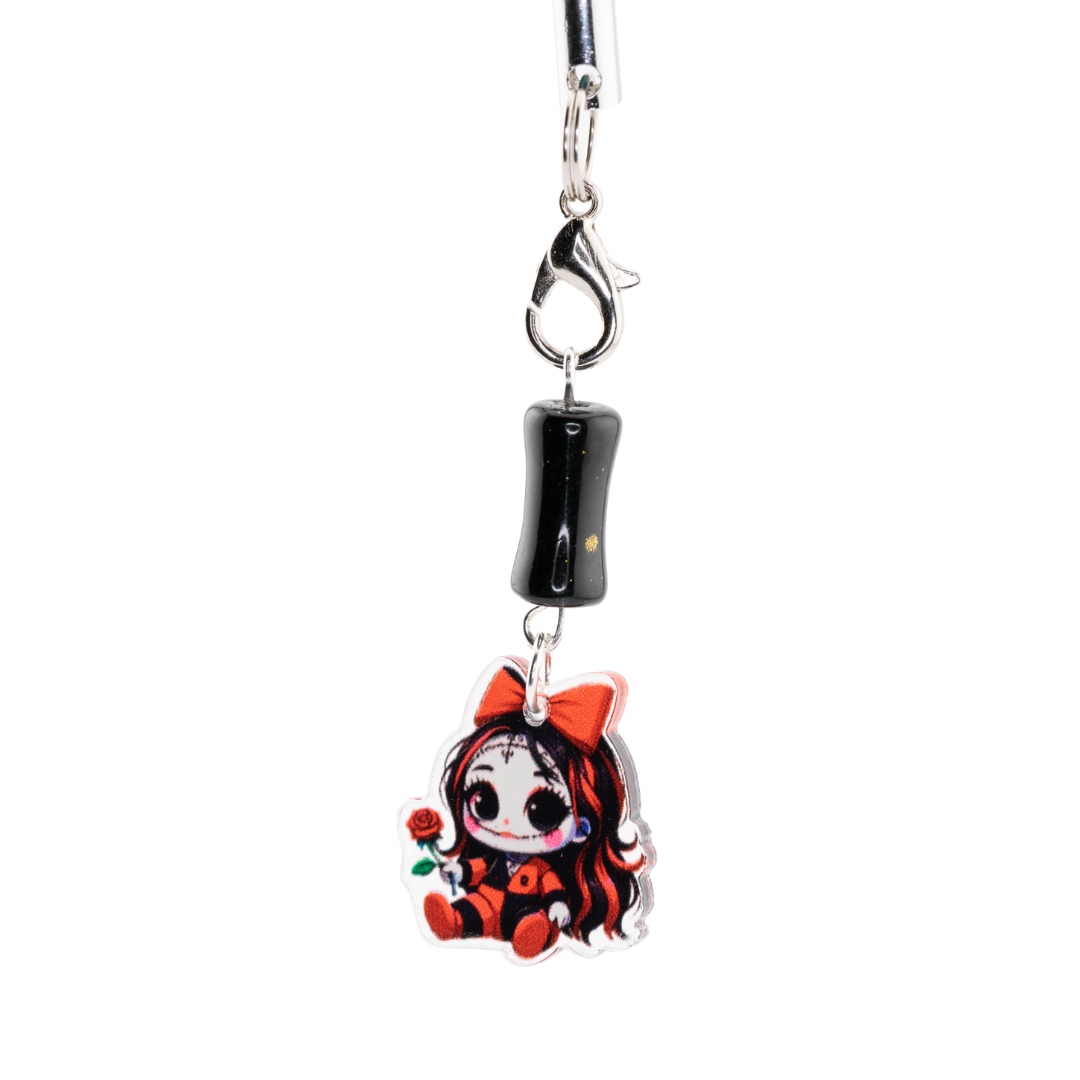 Spooky-Cute Halloween Phone Chains | Chibi Scary Movie Charms