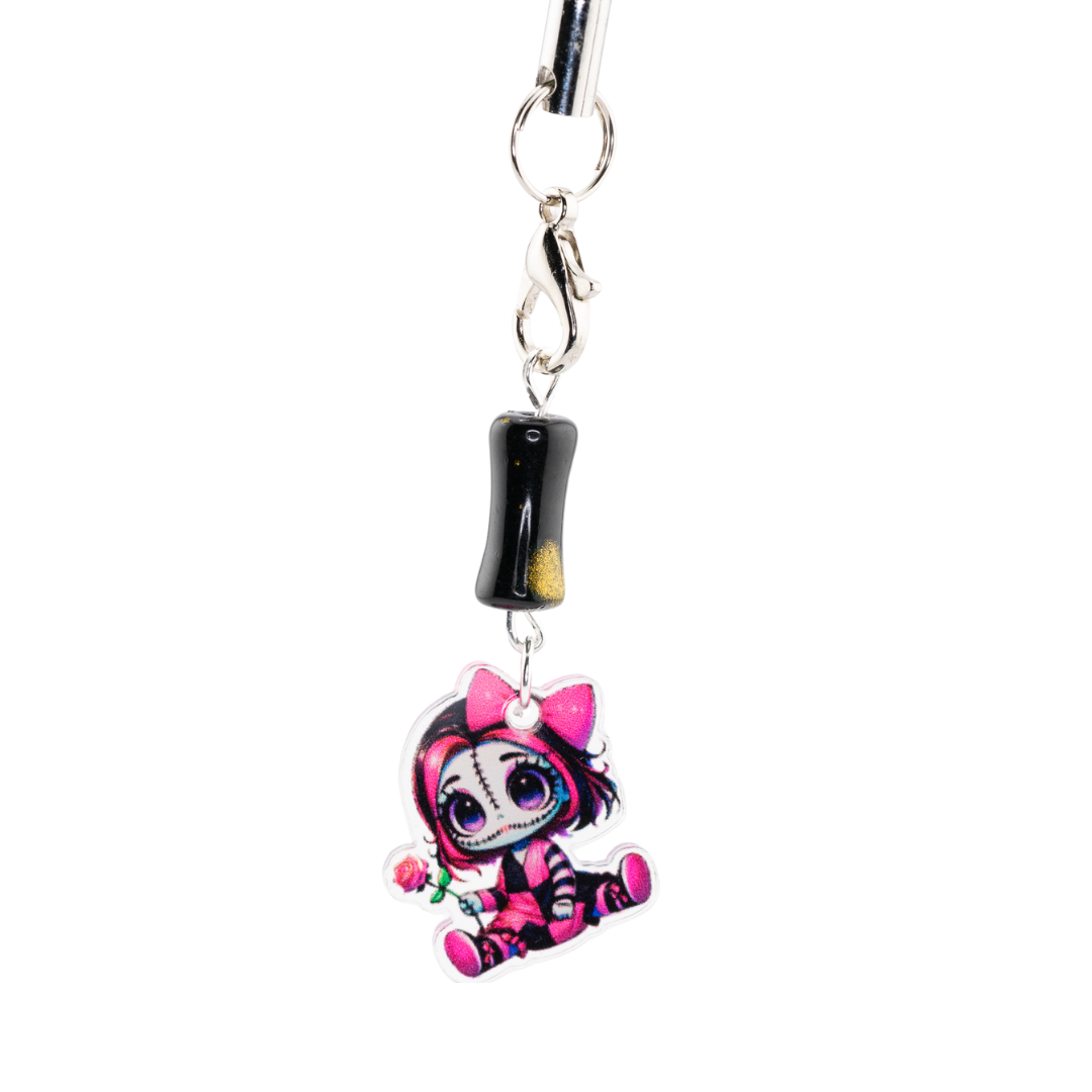 Spooky-Cute Halloween Phone Chains | Chibi Scary Movie Charms