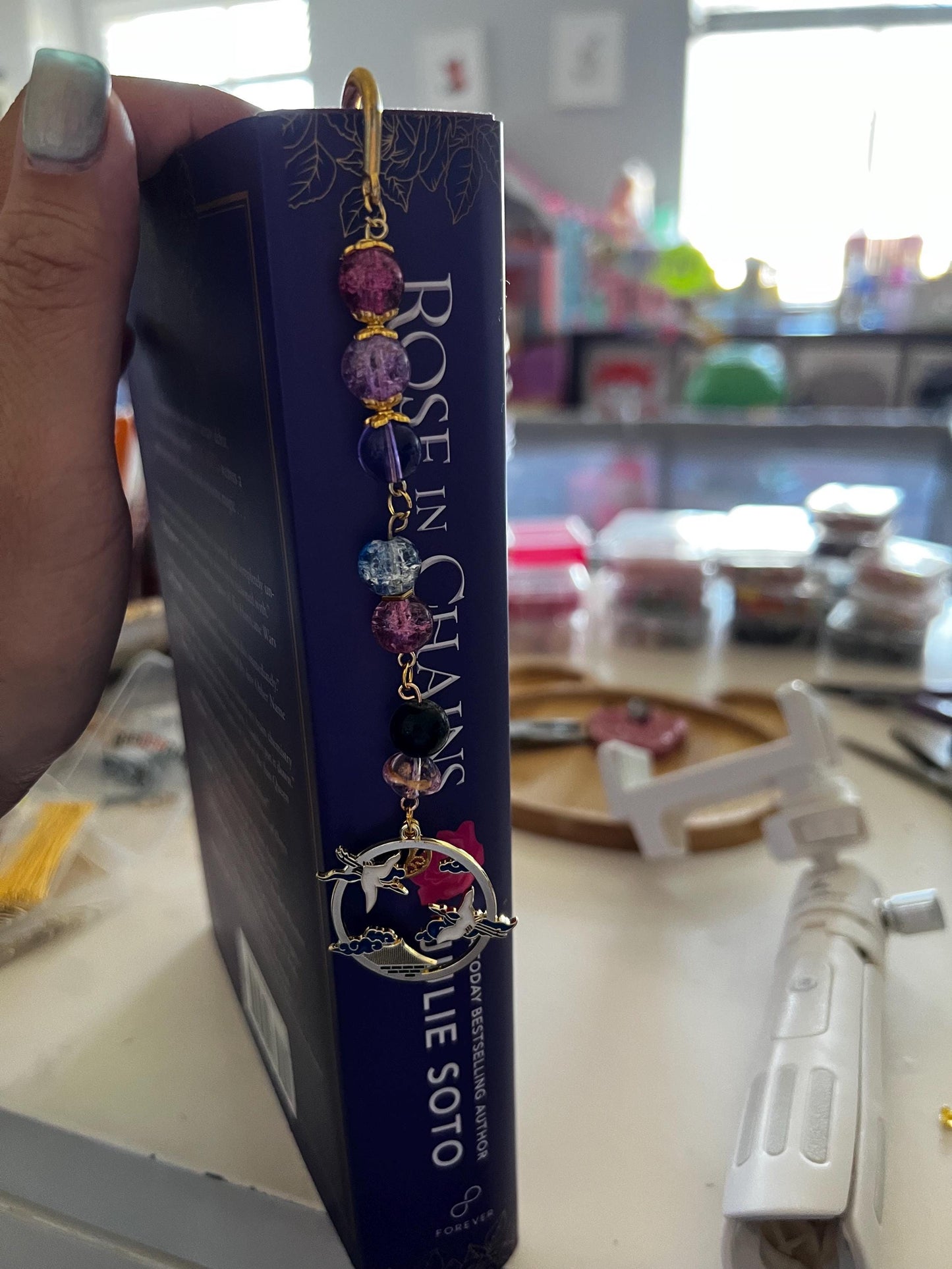 Bookmarks!! Whimsical, Fun, Evocative most importantly, never lose your reading spot!