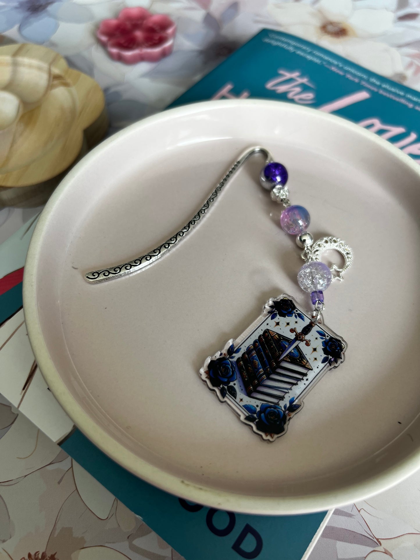 Bookmarks!! Whimsical, Fun, Evocative most importantly, never lose your reading spot!
