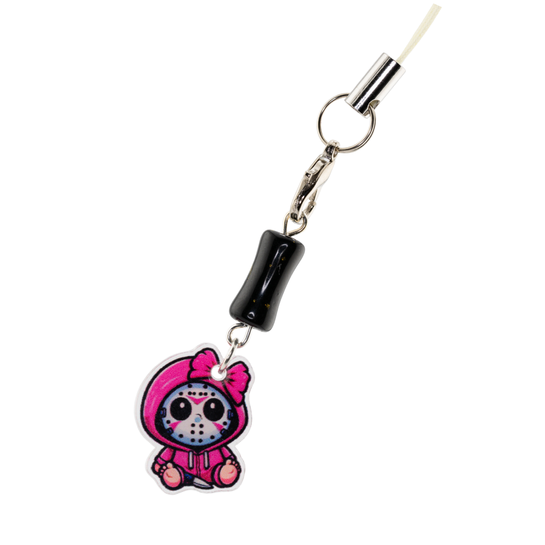 Spooky-Cute Halloween Phone Chains | Chibi Scary Movie Charms