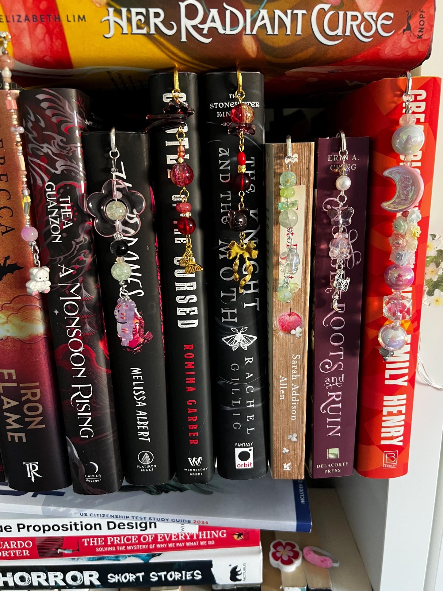 Bookmarks!! Whimsical, Fun, Evocative most importantly, never lose your reading spot!