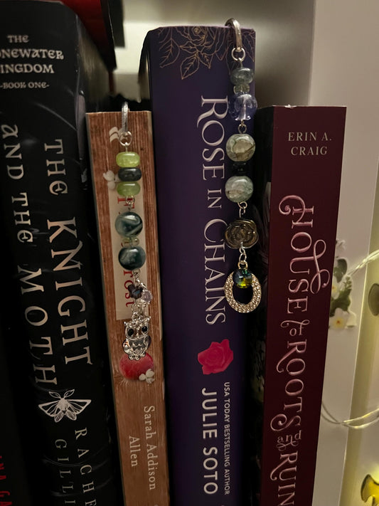 Bookmarks!! Whimsical, Fun, Evocative most importantly, never lose your reading spot!