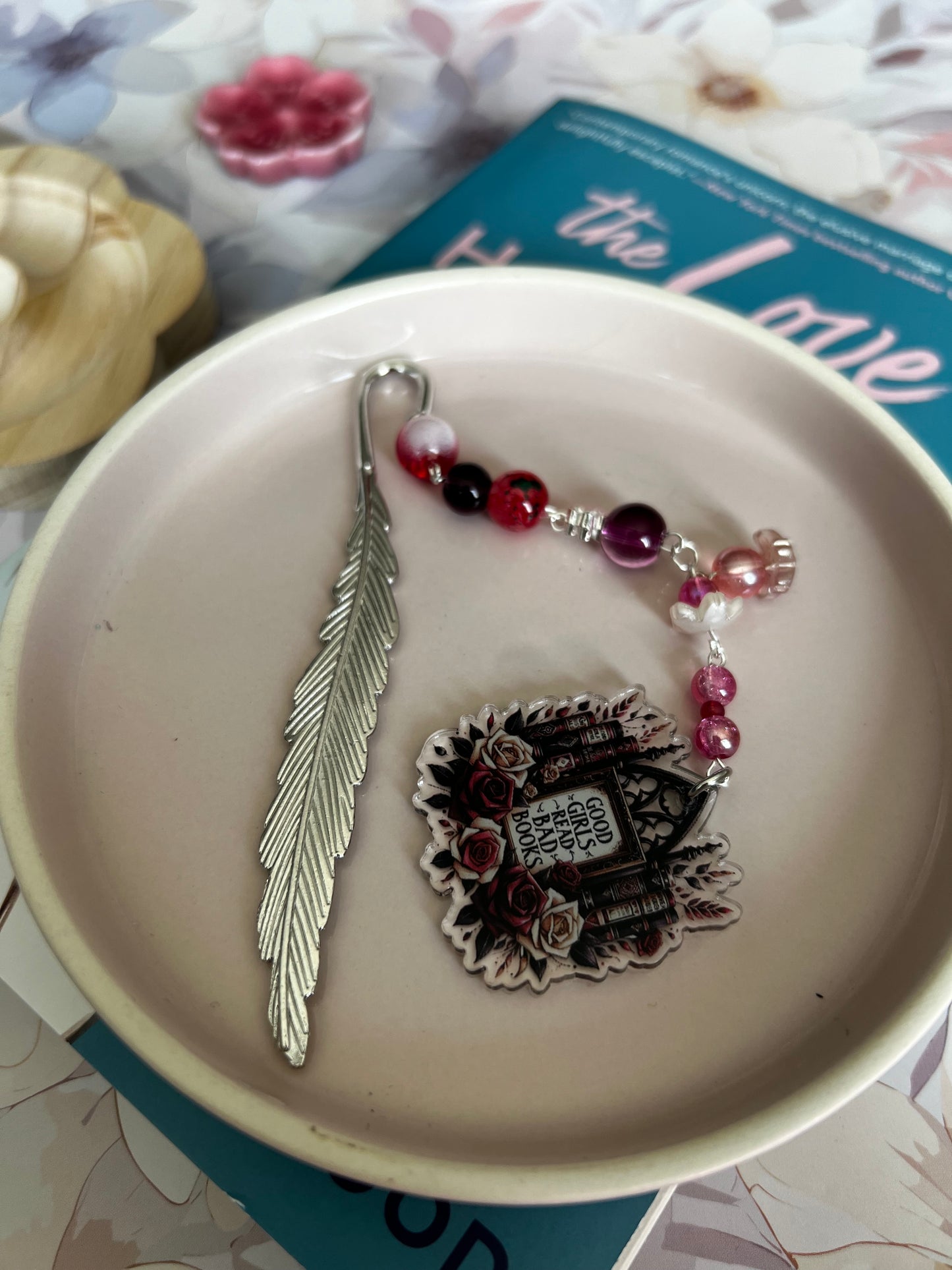 Bookmarks!! Whimsical, Fun, Evocative most importantly, never lose your reading spot!