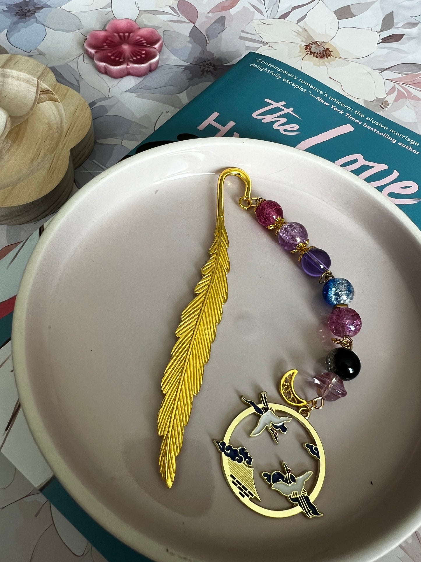 Bookmarks!! Whimsical, Fun, Evocative most importantly, never lose your reading spot!
