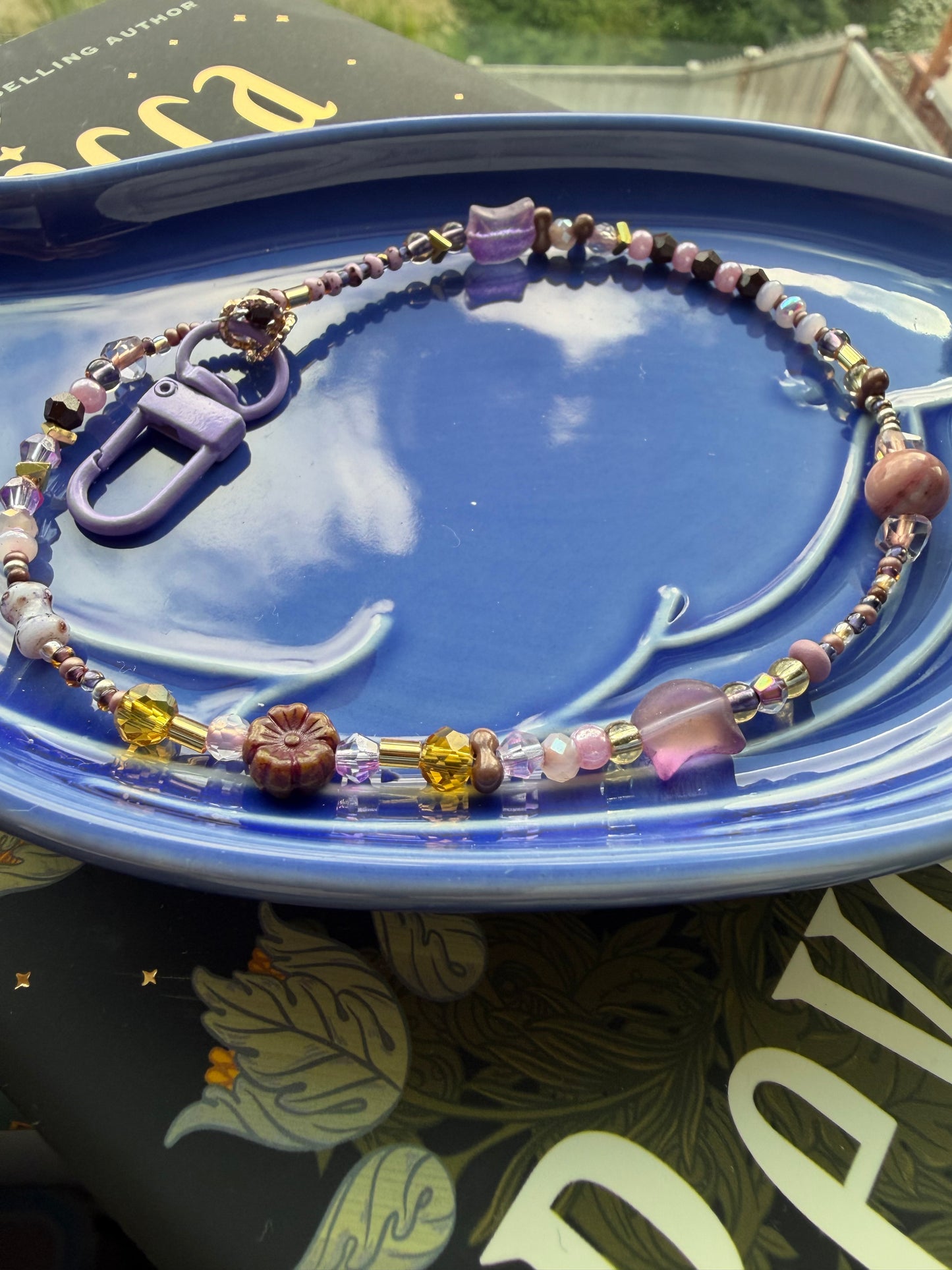 ✨ Dainty Beaded Phone Wrist Chain / Versatile Kindle Charm & Wallet Wristlet 🎀